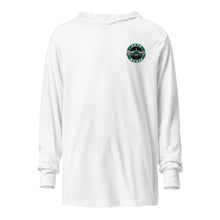 Load image into Gallery viewer, Jets Media Hooded long-sleeve tee