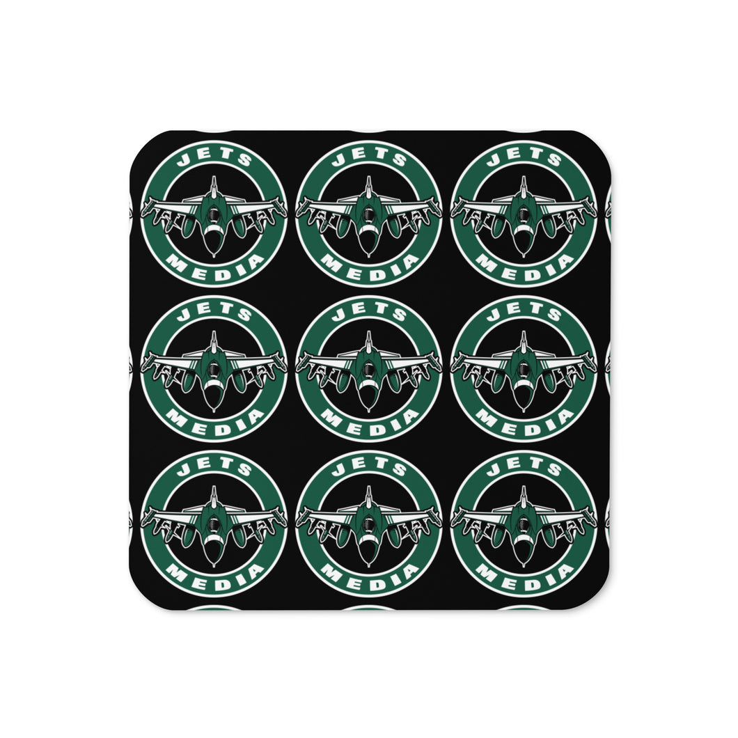 Jets Media Cork-back coaster