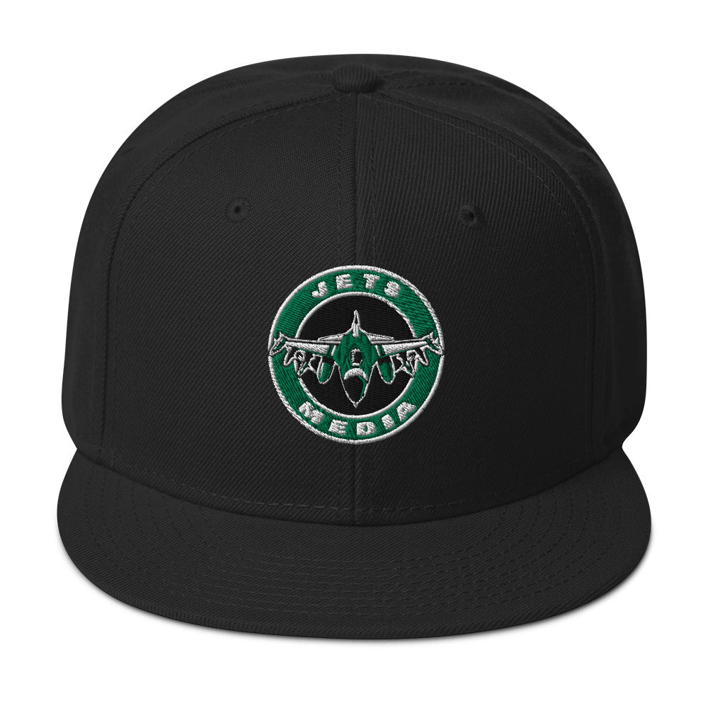 Jets Media Snapback Hat