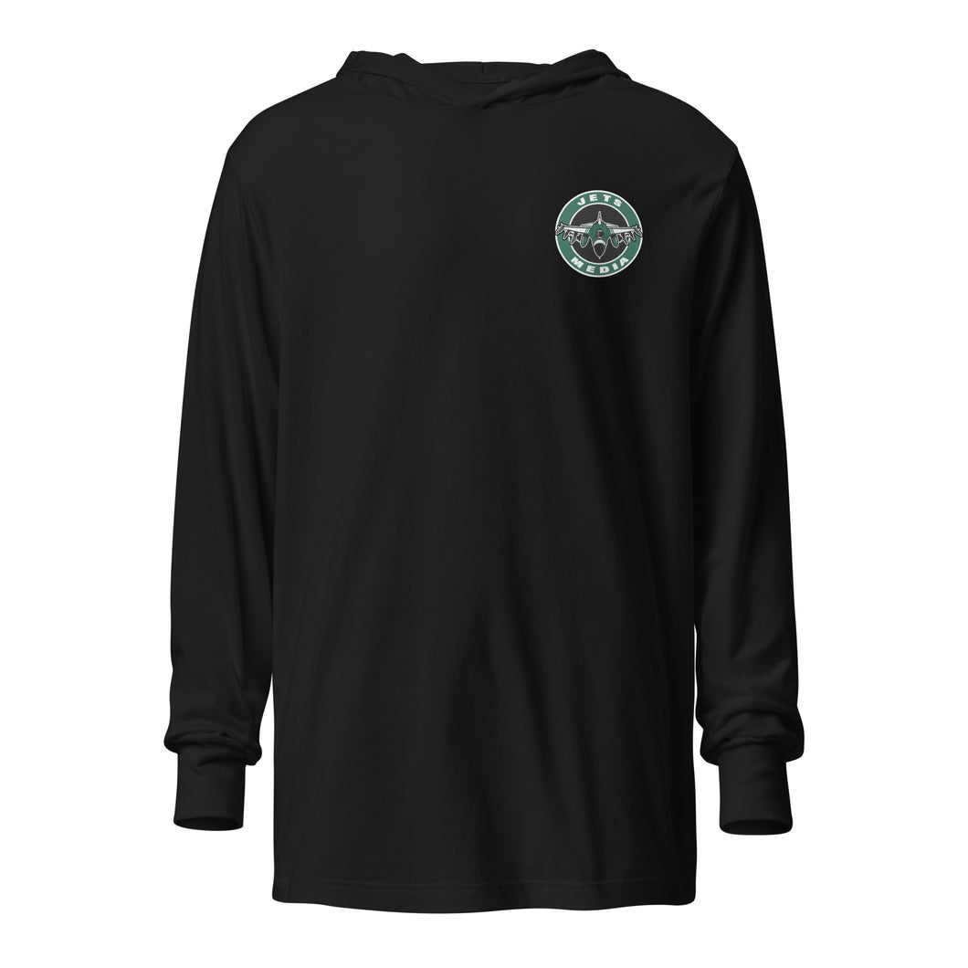 Jets Media Hooded long-sleeve tee